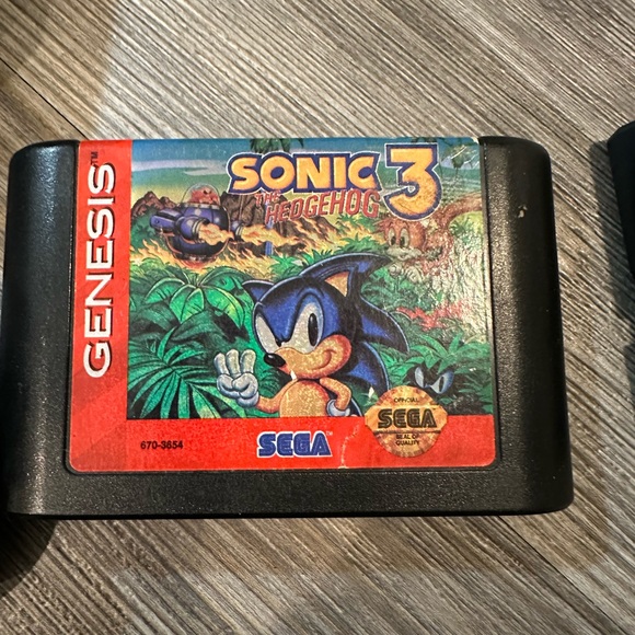 Sega Genesis Model 2 MK-1631 Black Console Bundle With Cables and 4 Games. - Picture 8 of 10